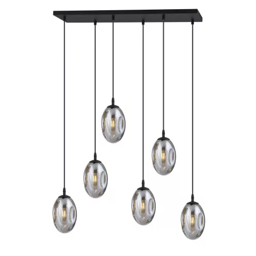 EMIBIG ASTRAL 6 BL GRAFIT Fekete Beltéri Függőlámpa E14 IP20 EB-1266-6