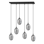 EMIBIG ASTRAL 6 BL GRAFIT Fekete Beltéri Függőlámpa E14 IP20 EB-1266-6