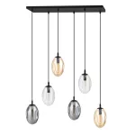EMIBIG ASTRAL 6 BL MIX Fekete Beltéri Mennyezeti lámpa E14 IP20 EB-1268-6M1