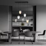 EMIBIG ASTRAL 6 BL MIX Fekete Beltéri Mennyezeti lámpa E14 IP20 EB-1268-6M1