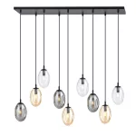 EMIBIG ASTRAL 9 BL MIX Fekete Beltéri Mennyezeti lámpa E14 IP20 EB-1268-9M1
