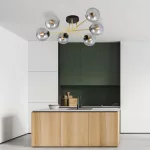 EMIBIG MAGNUM 6 BL GRAFIT Fekete Beltéri Mennyezeti lámpa E14 IP20 EB-1269-6