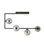 EMIBIG SOMA 4 BL GRAFIT Fekete Beltéri Mennyezeti lámpa E14 IP20 EB-1290-4