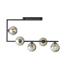   EMIBIG SOMA 5 BL GRAFIT Fekete Beltéri Mennyezeti lámpa E14 IP20 EB-1290-5