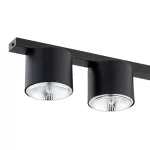 EMIBIG NANO 4 BLACK Fekete Beltéri Mennyezeti lámpa GU10 AR 111 IP20 EB-1310-4