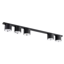   EMIBIG NANO 5 BLACK Fekete Beltéri Mennyezeti lámpa GU10 AR 111 IP20 EB-1310-5