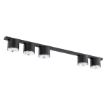 EMIBIG NANO 5 BLACK Fekete Beltéri Mennyezeti lámpa GU10 AR 111 IP20 EB-1310-5