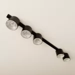 EMIBIG NANO 5 BLACK Fekete Beltéri Mennyezeti lámpa GU10 AR 111 IP20 EB-1310-5