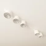 EMIBIG NANO 5 WHITE Fehér Beltéri Mennyezeti lámpa GU10 AR 111 IP20 EB-1311-5