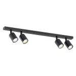EMIBIG FLASH 4 BLACK Fekete Beltéri Mennyezeti lámpa GU10 IP20 EB-1312-4