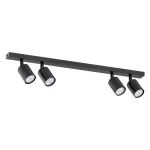 EMIBIG FLASH 4 BLACK Fekete Beltéri Mennyezeti lámpa GU10 IP20 EB-1312-4