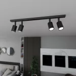 EMIBIG FLASH 4 BLACK Fekete Beltéri Mennyezeti lámpa GU10 IP20 EB-1312-4