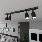 EMIBIG FLASH 4 BLACK Fekete Beltéri Mennyezeti lámpa GU10 IP20 EB-1312-4