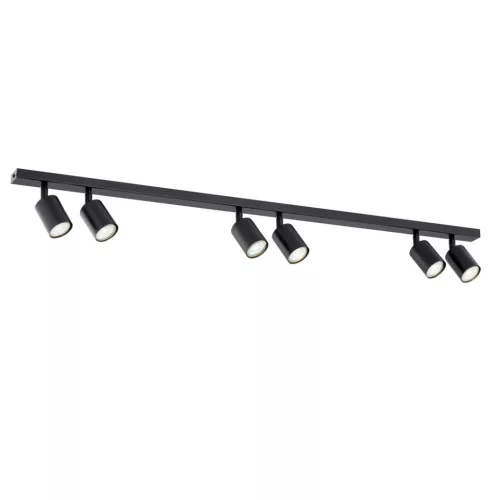 EMIBIG FLASH 6 BLACK Fekete Beltéri Mennyezeti lámpa GU10 IP20 EB-1312-6