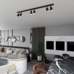 EMIBIG FLASH 6 BLACK Fekete Beltéri Mennyezeti lámpa GU10 IP20 EB-1312-6