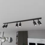 EMIBIG FLASH 6 BLACK Fekete Beltéri Mennyezeti lámpa GU10 IP20 EB-1312-6