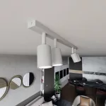EMIBIG FLASH 4 WHITE Fekete Beltéri Mennyezeti lámpa GU10 IP20 EB-1313-4