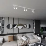 EMIBIG FLASH 6 WHITE Fekete Beltéri Mennyezeti lámpa GU10 IP20 EB-1313-6