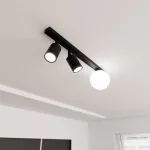 EMIBIG BASTER 3 BLACK Fekete Beltéri Mennyezeti lámpa GU10,  E14 IP20 EB-1314-3