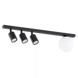   EMIBIG BASTER 4 BLACK Fekete Beltéri Mennyezeti lámpa GU10,  E14 IP20 EB-1314-4