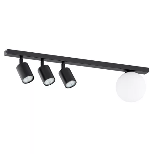 EMIBIG BASTER 4 BLACK Fekete Beltéri Mennyezeti lámpa GU10,  E14 IP20 EB-1314-4