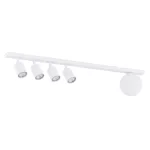 EMIBIG BASTER 5 WHITE Fekete Beltéri Mennyezeti lámpa GU10,  E14 IP20 EB-1315-5