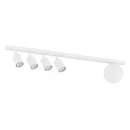   EMIBIG BASTER 5 WHITE Fekete Beltéri Mennyezeti lámpa GU10,  E14 IP20 EB-1315-5