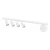 EMIBIG BASTER 5 WHITE Fekete Beltéri Mennyezeti lámpa GU10,  E14 IP20 EB-1315-5