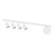 EMIBIG BASTER 5 WHITE Fekete Beltéri Mennyezeti lámpa GU10,  E14 IP20 EB-1315-5