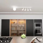 EMIBIG BASTER 5 WHITE Fekete Beltéri Mennyezeti lámpa GU10,  E14 IP20 EB-1315-5