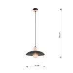 EMIBIG KOBE 1 BLACK Fekete Beltéri Csillár E27 IP20 EB-1318-1