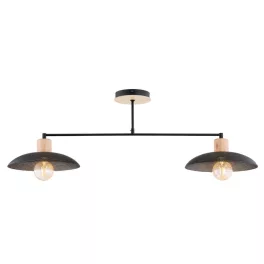   EMIBIG KOBE 2 BLACK Fekete Beltéri Csillár E27 IP20 EB-1318-2