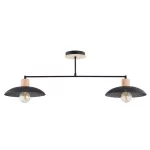 EMIBIG KOBE 2 BLACK Fekete Beltéri Csillár E27 IP20 EB-1318-2