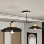 EMIBIG KOBE 2 BLACK Fekete Beltéri Csillár E27 IP20 EB-1318-2