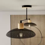EMIBIG KOBE 2 BLACK Fekete Beltéri Csillár E27 IP20 EB-1318-2