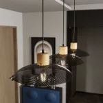 EMIBIG KOBE 3 BLACK Fekete Beltéri Csillár E27 IP20 EB-1318-3