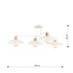 EMIBIG KOBE 4 WHITE Fehér Beltéri Csillár E27 IP20 EB-1319-4