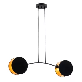   EMIBIG MOTIF 2 BLACK/GOLD Fekete Beltéri Függőlámpa E27 IP20 EB-1325-2