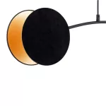 EMIBIG MOTIF 2 BLACK/GOLD Fekete Beltéri Függőlámpa E27 IP20 EB-1325-2