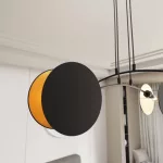 EMIBIG MOTIF 4 BLACK/GOLD Fekete Beltéri Függőlámpa E27 IP20 EB-1325-4