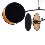 EMIBIG MOTIF 4 BLACK/GOLD Fekete Beltéri Függőlámpa E27 IP20 EB-1325-4