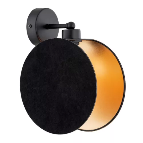 EMIBIG MOTIF K1 BLACK/GOLD Fekete Beltéri Fali lámpa E27 IP20 EB-1325-K1