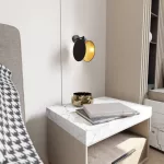 EMIBIG MOTIF K1 BLACK/GOLD Fekete Beltéri Fali lámpa E27 IP20 EB-1325-K1