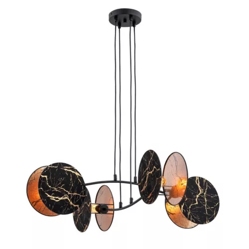 EMIBIG MOTIF 4 MARBEL Fekete Beltéri Függőlámpa E27 IP20 EB-1327-4