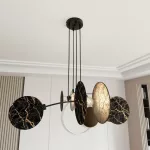 EMIBIG MOTIF 4 MARBEL Fekete Beltéri Függőlámpa E27 IP20 EB-1327-4