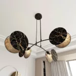 EMIBIG MOTIF 4 MARBEL Fekete Beltéri Függőlámpa E27 IP20 EB-1327-4