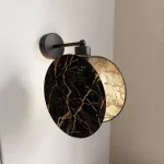 EMIBIG MOTIF K1 MARBEL Fekete Beltéri Fali lámpa E27 IP20 EB-1327-K1