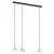EMIBIG ELIT 3 BL GOLD Fekete Beltéri Függőlámpa GX53 IP20 EB-1329-3