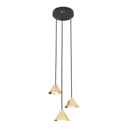   EMIBIG ELIT 3 PREMIUM GOLD Arany Beltéri Függőlámpa GX53 IP20 EB-1329-3PREM