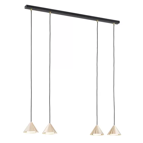 EMIBIG ELIT 4 BL GOLD Fekete Beltéri Függőlámpa GX53 IP20 EB-1329-4